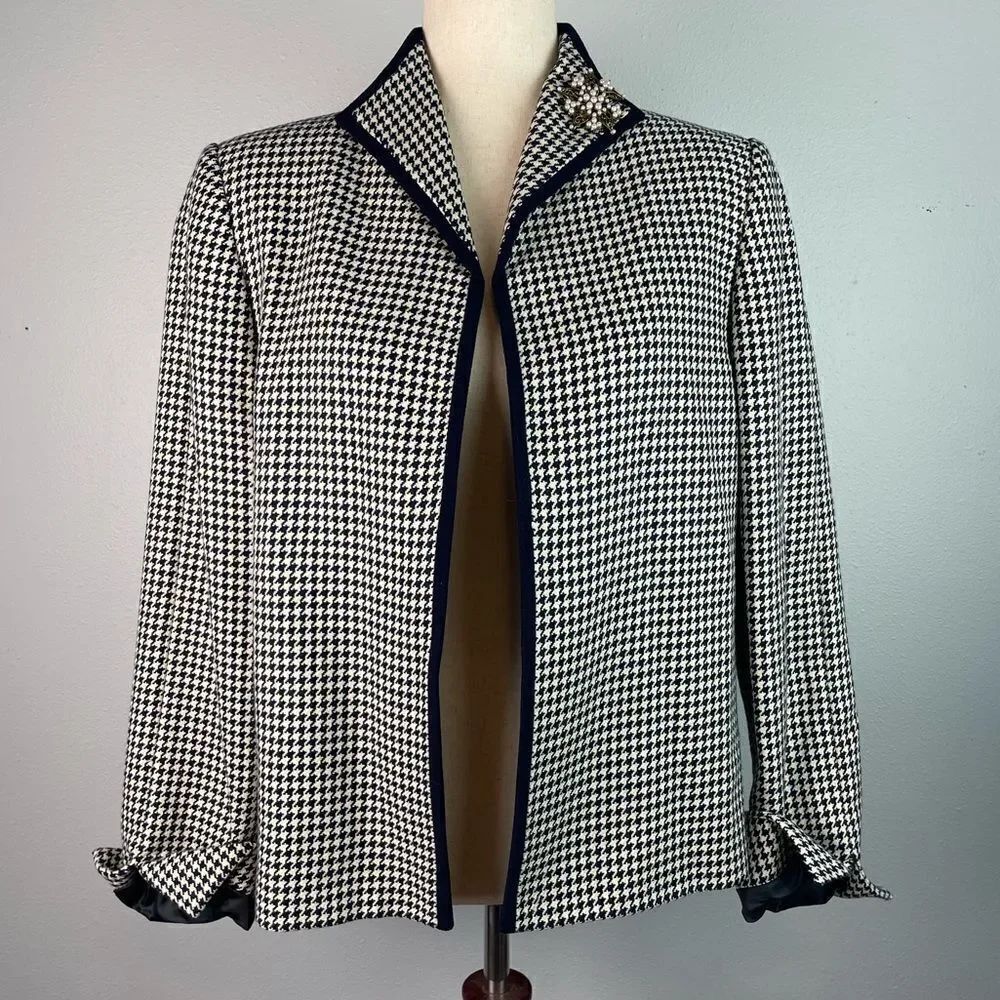 Liz Claiborne Open Front Dress Jacket Size 10 EUC